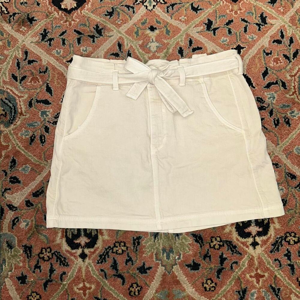 Modern American Eagle Cream Colored Jean Skirts Size 12